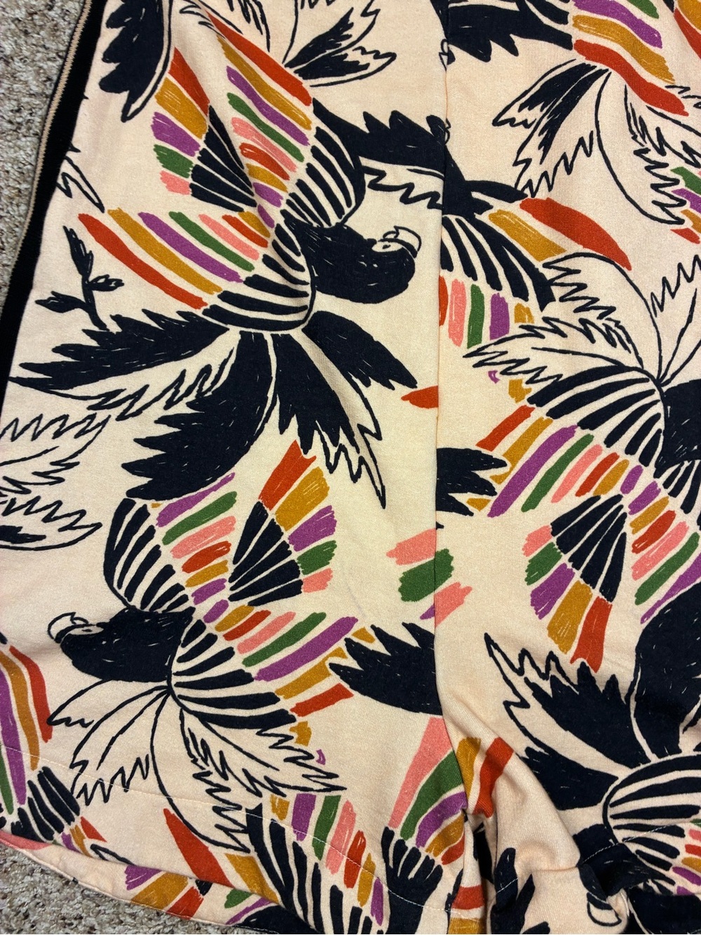 FARM Rio “colorful birds flying in air” Printed Romper - Picture 4 of 15
